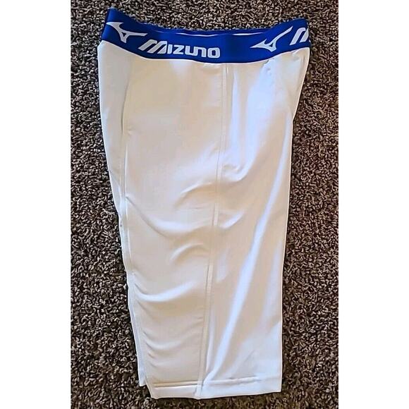 Mizuno Mens Elite Sliding Shorts Performance Padded Sliders White LARGE - Picture 5 of 9